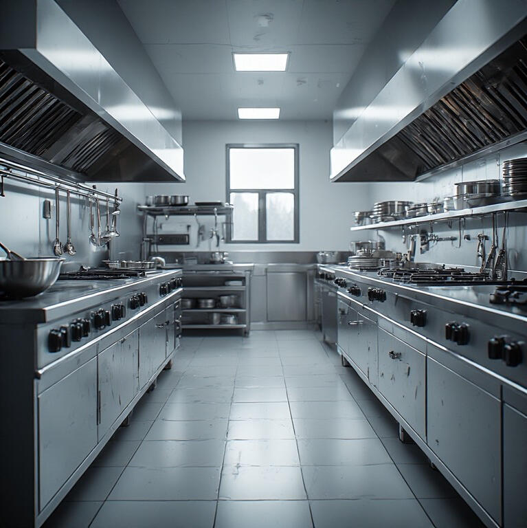 Desengrase y desincrustado en cocinas industriales